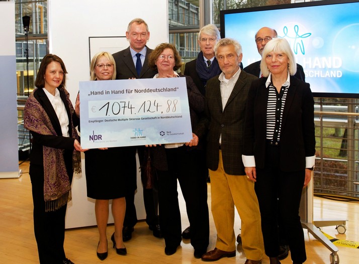 Mehr als eine Million Euro kamen bei der NDR Benefizaktion zusammen _ Verwendung honorarfrei (c)NDR
